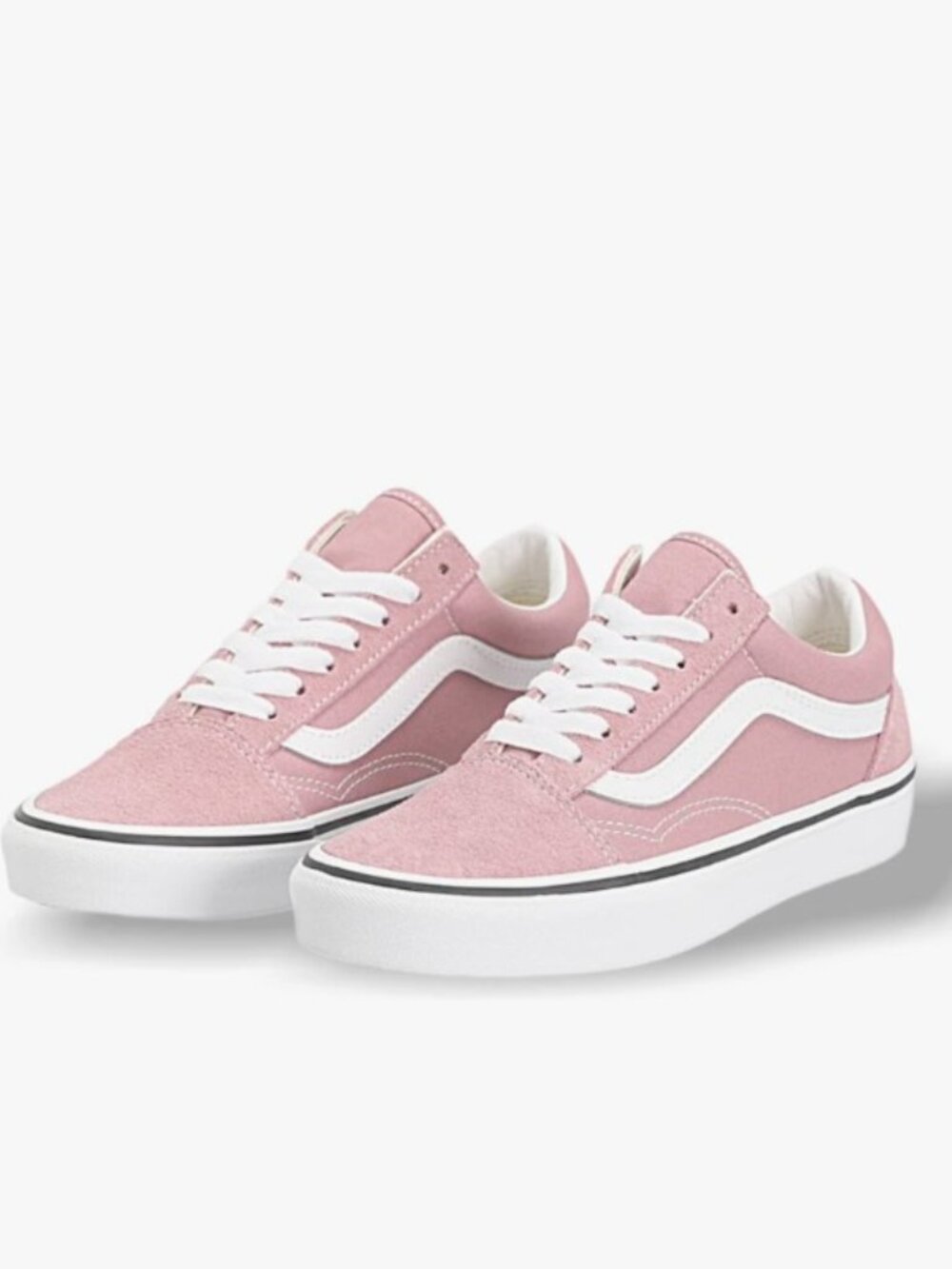 Vans Old Skool Canvas/Suede Low-Top Sneakers in Light Pink – Size 8 – NEW
